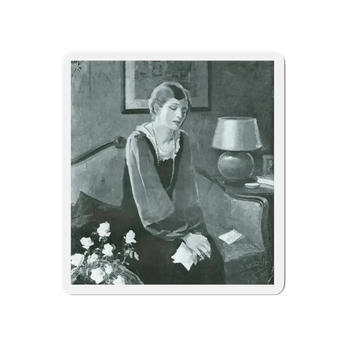 Anonymous - Listerine advertisement, 1929 (Magazine Illustration) Refrigerator Magnet - The Sticker Space