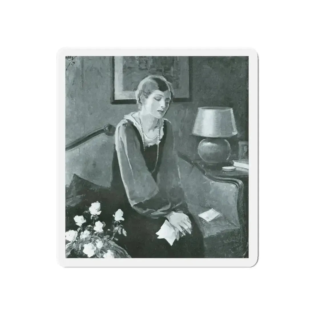 Anonymous - Listerine advertisement, 1929 (Magazine Illustration) Refrigerator Magnet - The Sticker Space