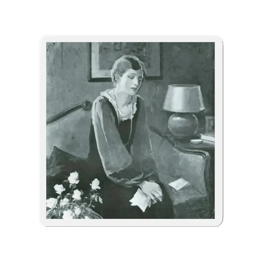 Anonymous - Listerine advertisement, 1929 (Magazine Illustration) Refrigerator Magnet - The Sticker Space