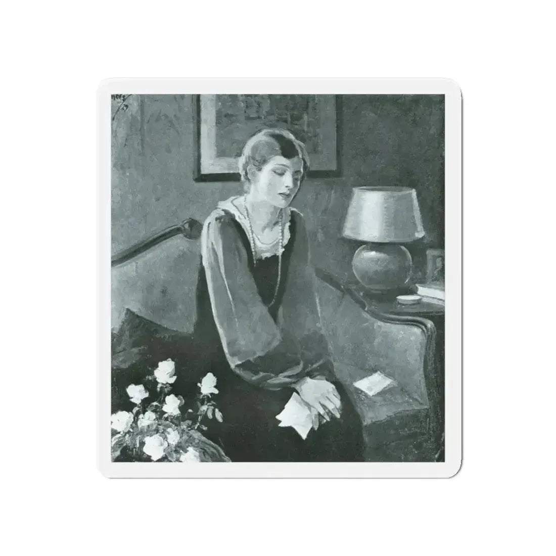 Anonymous - Listerine advertisement, 1929 (Magazine Illustration) Refrigerator Magnet - The Sticker Space