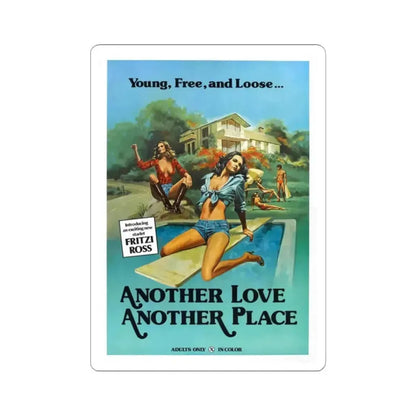 ANOTHER LOVE ANOTHER PLACE 1976 Movie Poster - STICKER Vinyl Kiss-Cut Decal 2 Inch White - The Sticker Space
