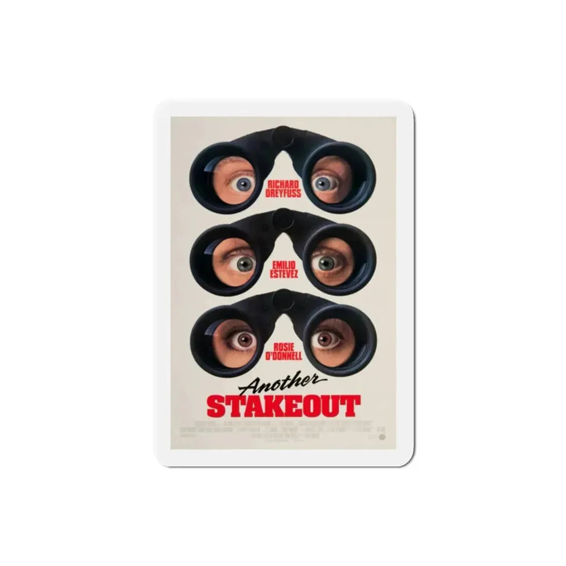 Another Stakeout 1993 Movie Poster Refrigerator Magnet - The Sticker Space