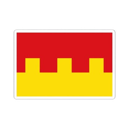 Ans drapeau (Belgium) STICKER Vinyl Kiss-Cut Decal 2 Inch White - The Sticker Space