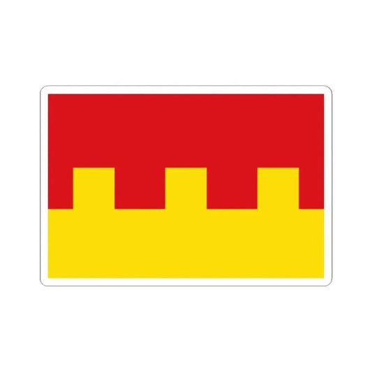 Ans drapeau (Belgium) STICKER Vinyl Kiss-Cut Decal 2 Inch White - The Sticker Space