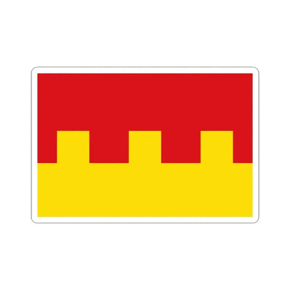 Ans drapeau (Belgium) STICKER Vinyl Kiss-Cut Decal 3 Inch White - The Sticker Space