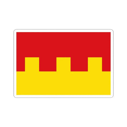 Ans drapeau (Belgium) STICKER Vinyl Kiss-Cut Decal 4 Inch White - The Sticker Space