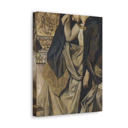 Anselm Feuerbach (1829-1880) Medea an der Urne 1873 - Canvas Wall Art-The Sticker Space