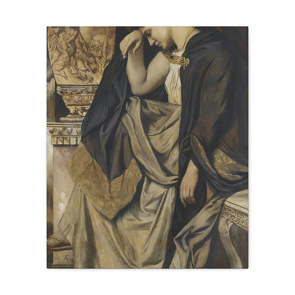 Anselm Feuerbach (1829-1880) Medea an der Urne 1873 - Canvas Wall Art-20″ x 24″-The Sticker Space