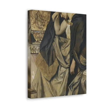 Anselm Feuerbach (1829-1880) Medea an der Urne 1873 - Canvas Wall Art - The Sticker Space