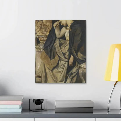 Anselm Feuerbach (1829-1880) Medea an der Urne 1873 - Canvas Wall Art - The Sticker Space