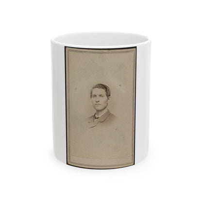 Anson Rider, Junior, Bust Portrait, Facing Slightly Left (U.S. Civil War) White Coffee Mug