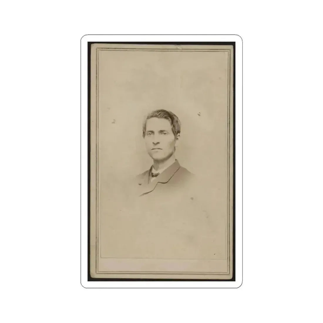 Anson Rider, Junior, Bust Portrait, Facing Slightly Left (U.S. Civil War) STICKER Vinyl Kiss-Cut Decal 6 Inch White - The Sticker Space