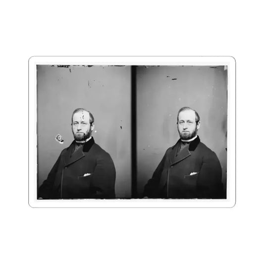 Anson Stager, Telegraph Corps. (U.S. Civil War) STICKER Vinyl Kiss-Cut Decal 2 Inch White - The Sticker Space