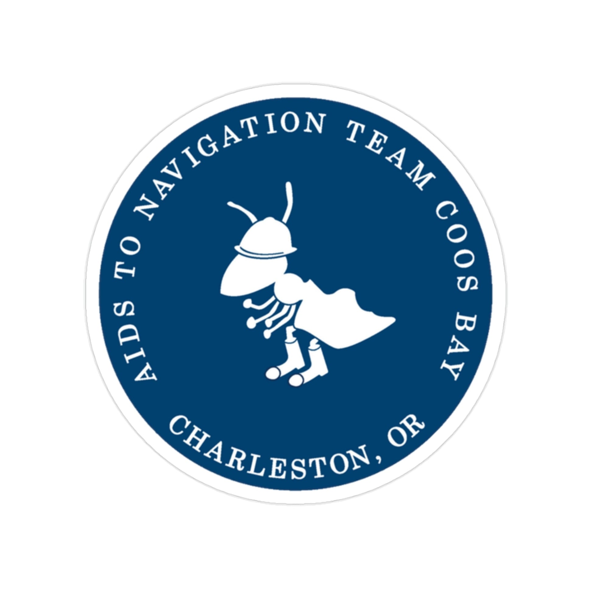 ANT Coos Bay Charleston OR (U.S. Coast Guard) Transparent STICKER Die-Cut Vinyl Decal-2 Inch-The Sticker Space