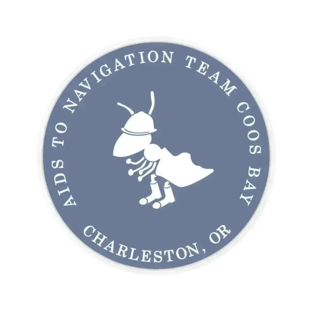 ANT Coos Bay Charleston OR (U.S. Coast Guard) STICKER Vinyl Kiss-Cut Decal 3 Inch Transparent - The Sticker Space