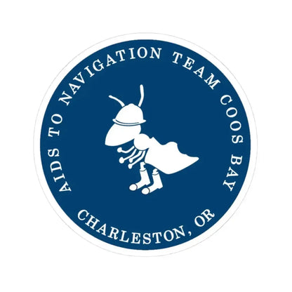 ANT Coos Bay Charleston OR (U.S. Coast Guard) STICKER Vinyl Kiss-Cut Decal 3 Inch White - The Sticker Space