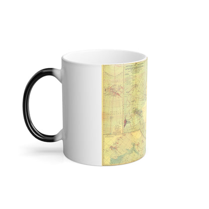 Antarctic Regions (1932) (Map) Color Changing Mug 11oz-11oz-The Sticker Space