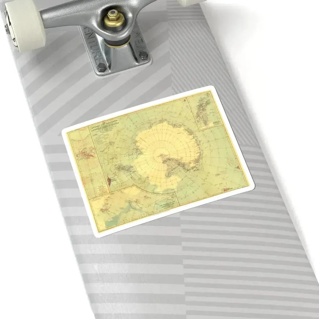 Antarctic Regions (1932) (Map) STICKER Vinyl Kiss-Cut Decal - The Sticker Space