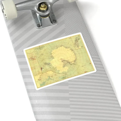 Antarctic Regions (1932) (Map) STICKER Vinyl Kiss-Cut Decal - The Sticker Space