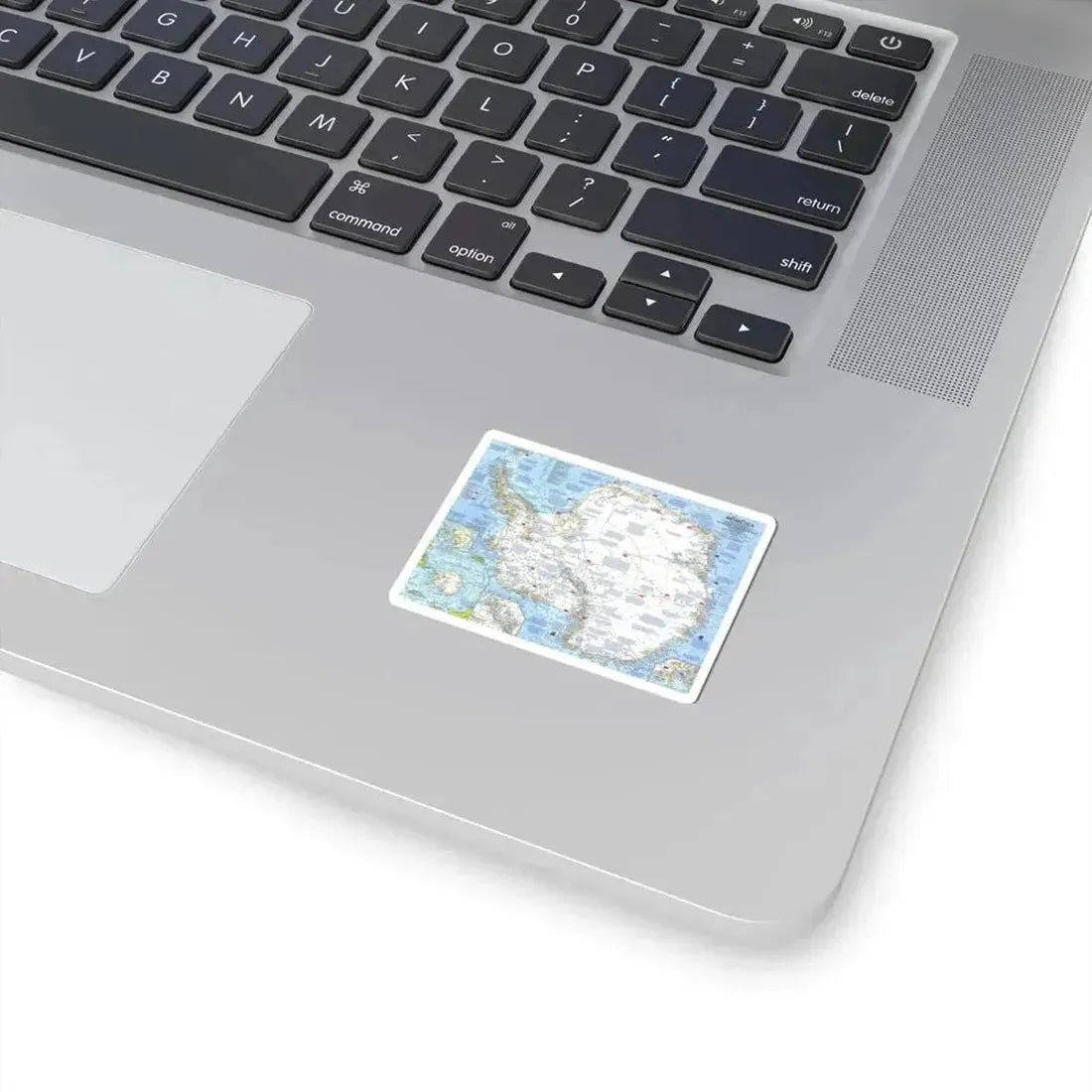 Antarctica (1963) (Map) STICKER Vinyl Kiss-Cut Decal - The Sticker Space