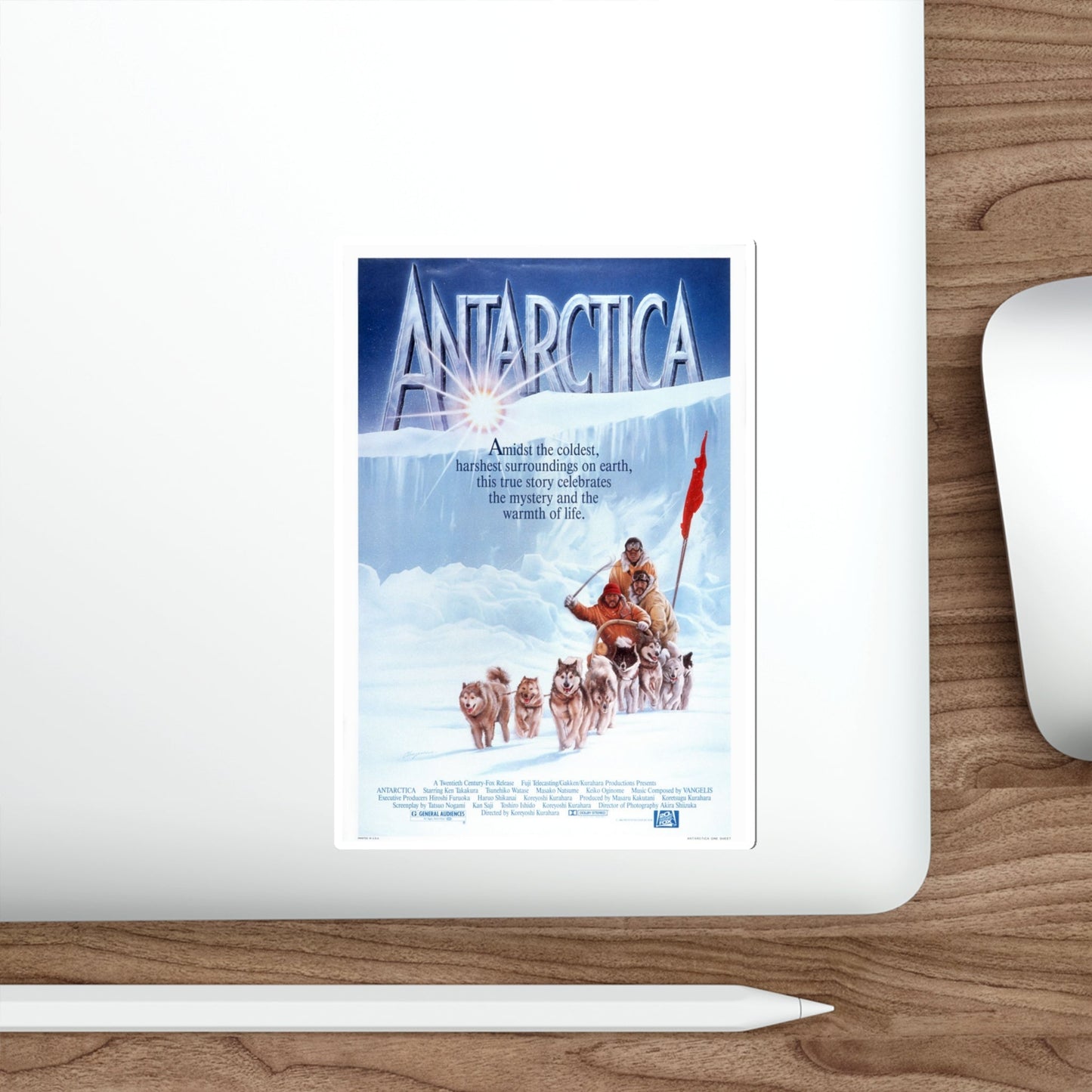 Antarctica 1984 Movie Poster STICKER Vinyl Die-Cut Decal-The Sticker Space