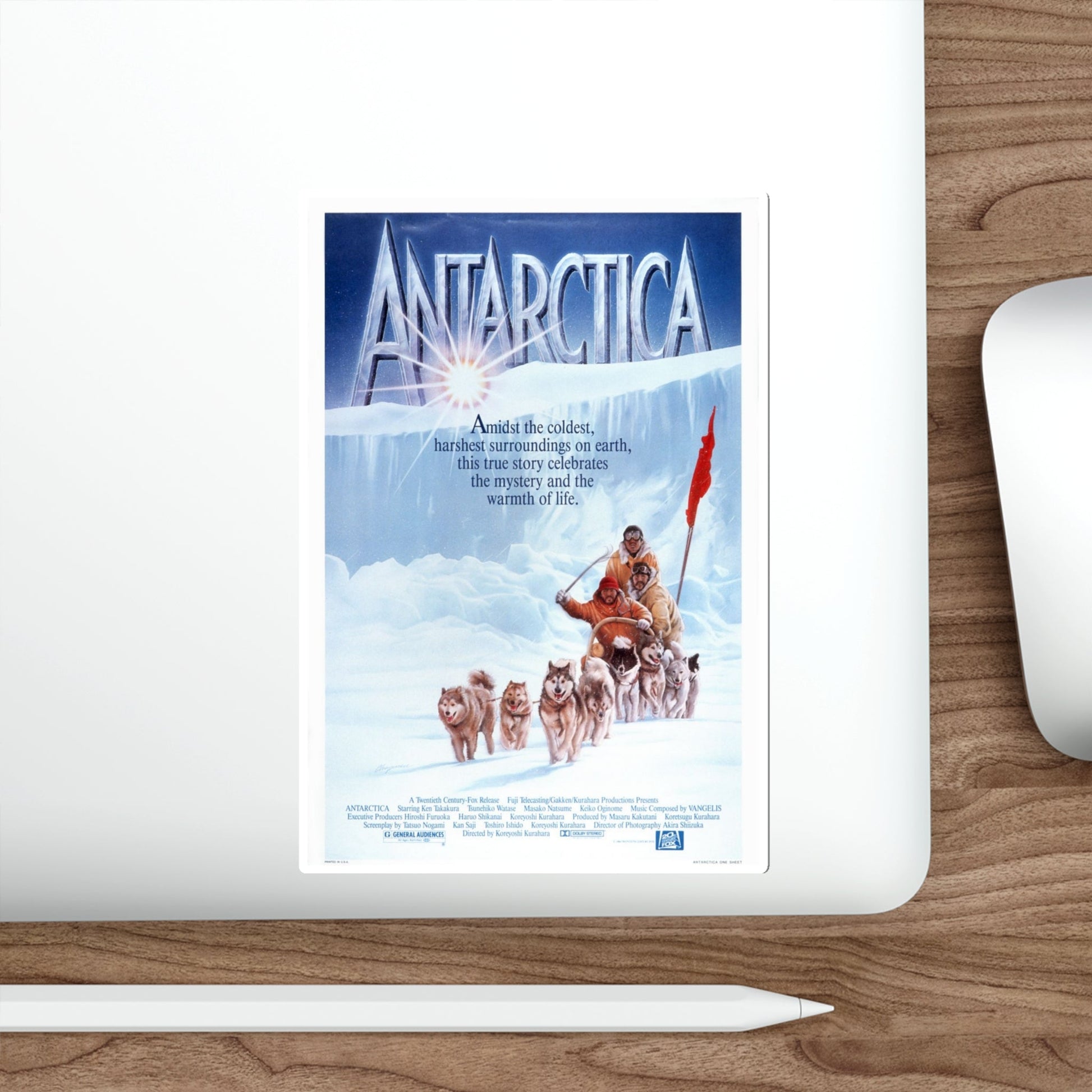 Antarctica 1984 Movie Poster STICKER Vinyl Die-Cut Decal-The Sticker Space