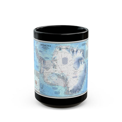 Antarctica (1987) (Map) Black Coffee Mug-15oz-The Sticker Space