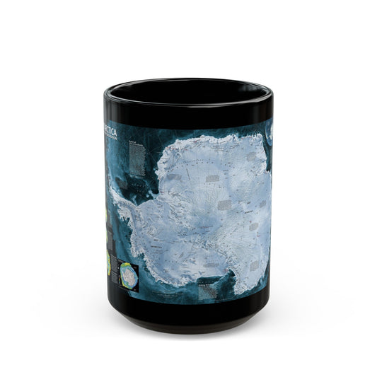 Antarctica (2002) (Map) Black Coffee Mug-15oz-The Sticker Space