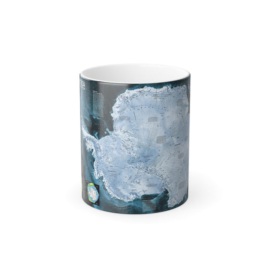 Antarctica (2002) (Map) Color Changing Mug 11oz-11oz-The Sticker Space