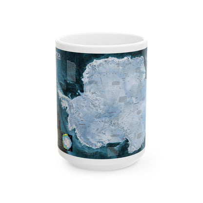 Antarctica (2002) (Map) White Coffee Mug-15oz-The Sticker Space