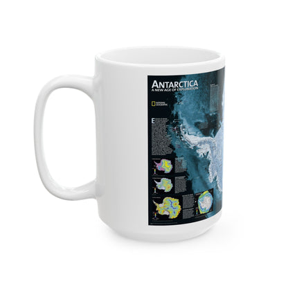 Antarctica (2002) (Map) White Coffee Mug-The Sticker Space