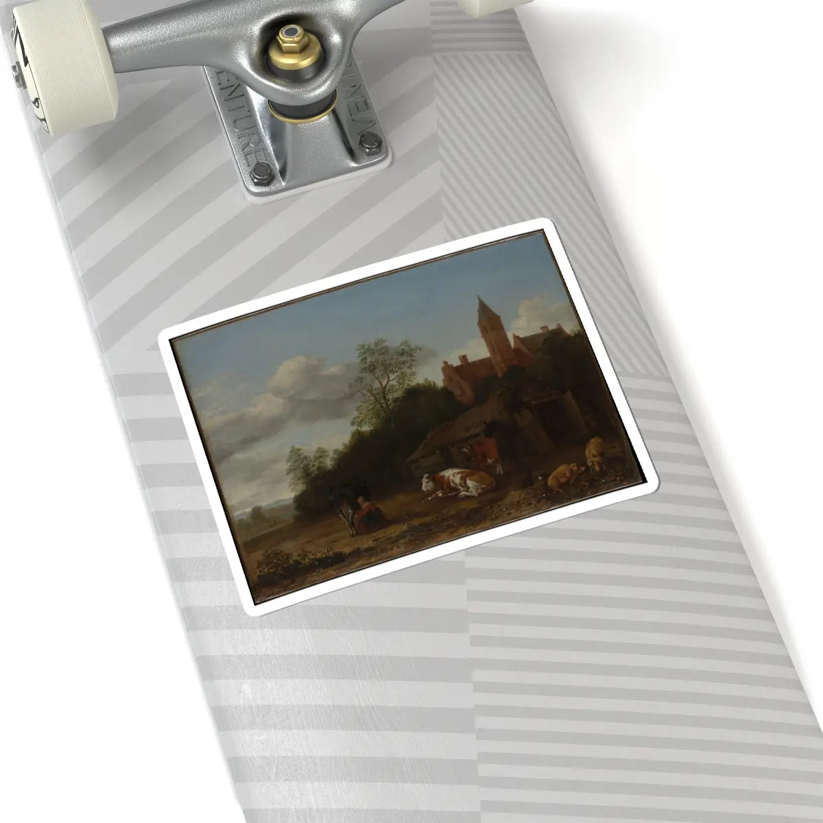 SKU:TSS-STICK-NTHVN-6X6-1N0EP Sizes:6" × 6" Types:White