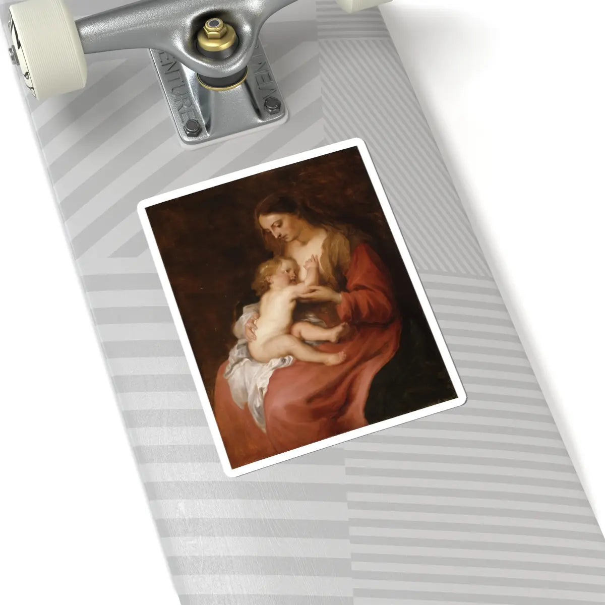 SKU:TSS-STICK-NTHVN-6X6-23 Sizes:6" × 6" Types:White