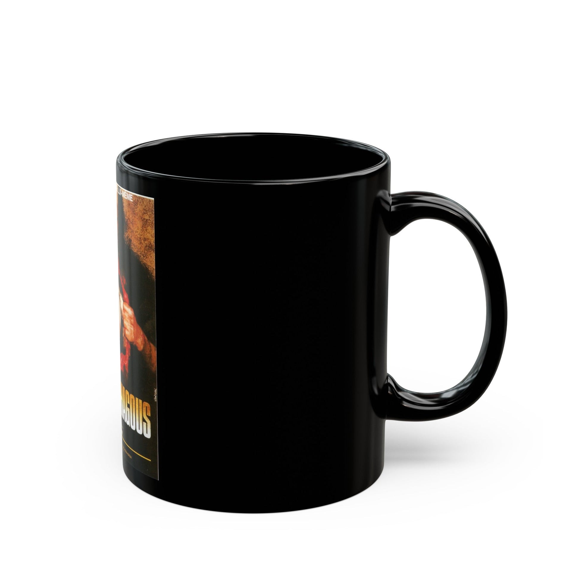 ANTHROPOPHAGOUS 1980 Movie Poster - Black Coffee Mug-The Sticker Space