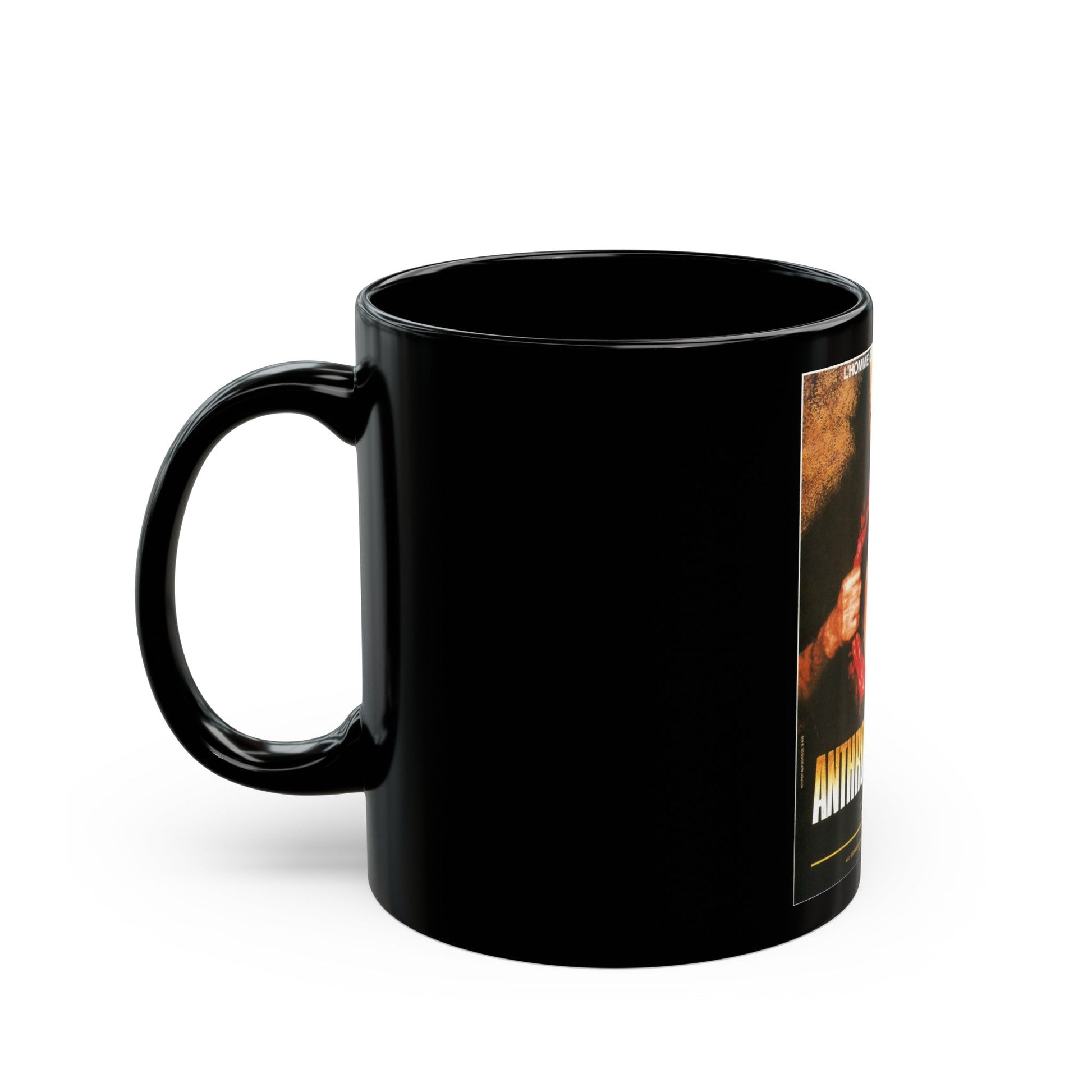 ANTHROPOPHAGOUS 1980 Movie Poster - Black Coffee Mug-The Sticker Space