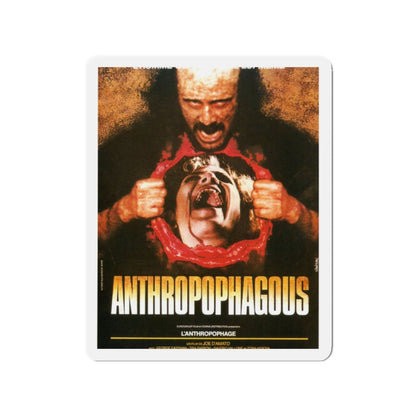 ANTHROPOPHAGOUS 1980 Movie Poster - Die-Cut Magnet-2" x 2"-The Sticker Space