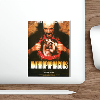 ANTHROPOPHAGOUS 1980 Movie Poster STICKER Vinyl Die-Cut Decal-The Sticker Space