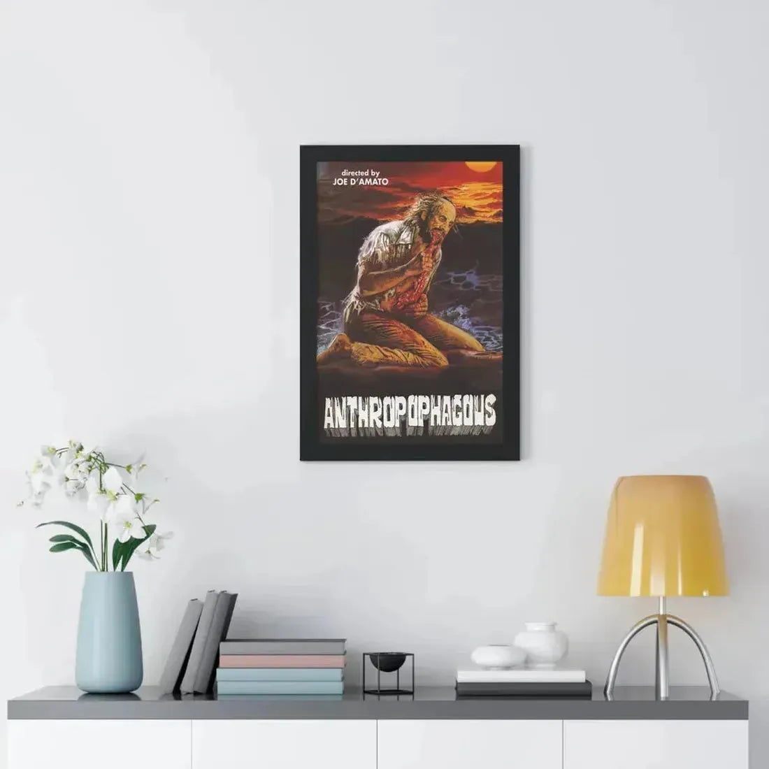 ANTHROPOPHAGOUS (2) 1980 - Framed Movie Poster - The Sticker Space