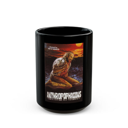 ANTHROPOPHAGOUS (2) 1980 Movie Poster - Black Coffee Mug-15oz-The Sticker Space