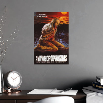 ANTHROPOPHAGOUS (2) 1980 - Paper Movie Poster-The Sticker Space