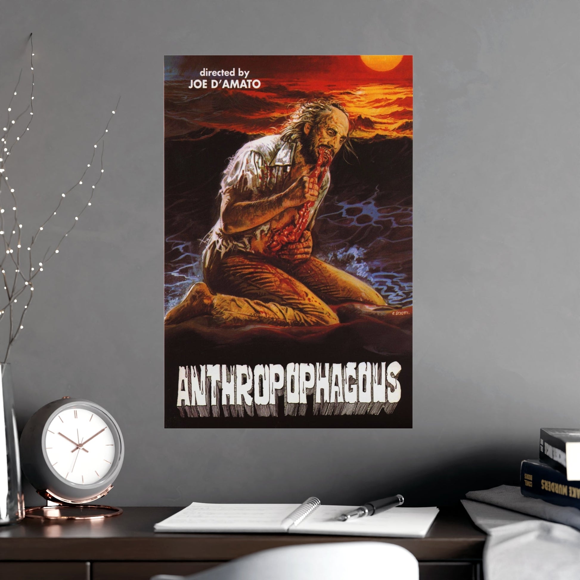 ANTHROPOPHAGOUS (2) 1980 - Paper Movie Poster-The Sticker Space