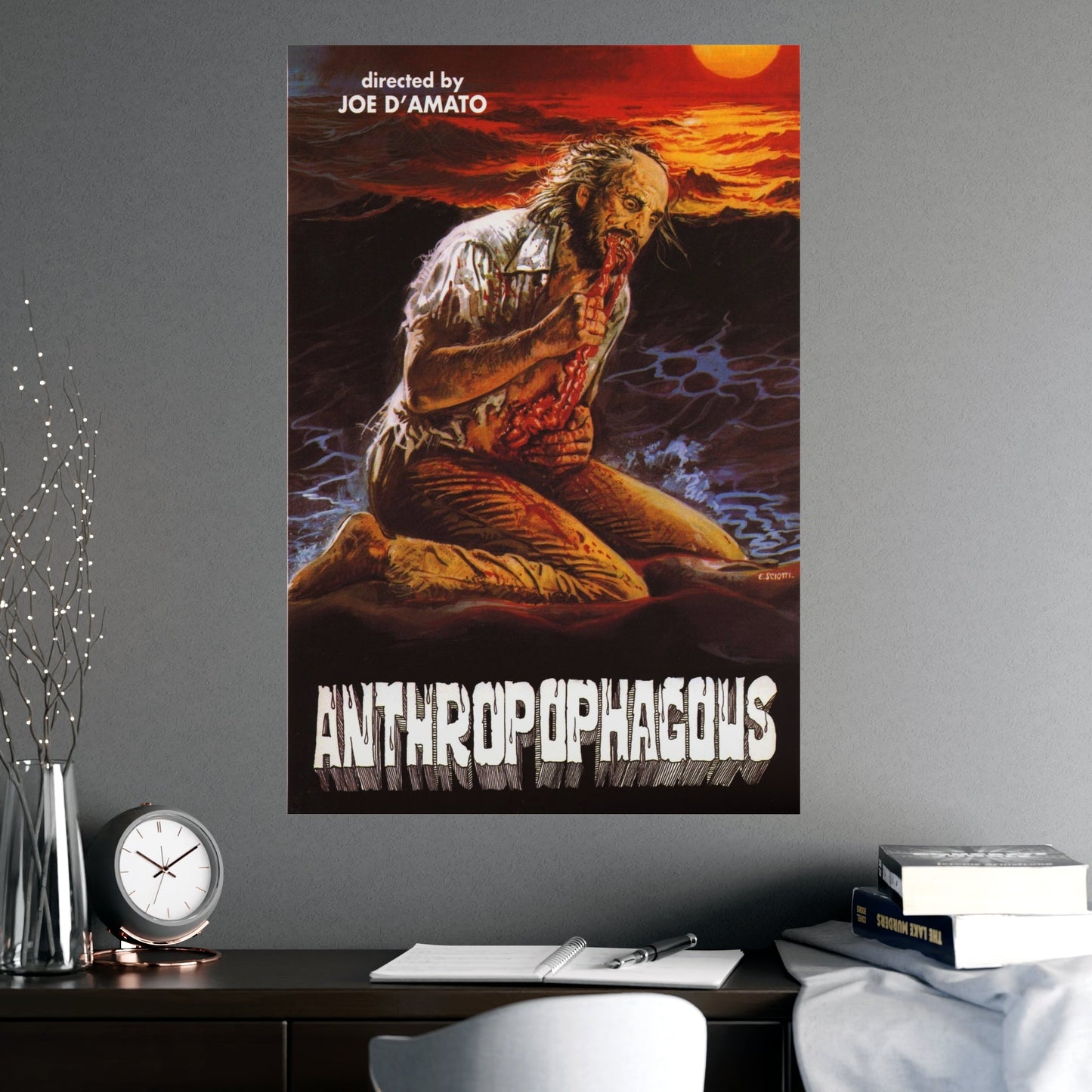 ANTHROPOPHAGOUS (2) 1980 - Paper Movie Poster-The Sticker Space