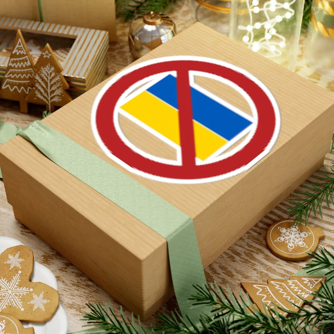 Anti-Ukrainian (Ukraine) STICKER Vinyl Kiss-Cut Decal - The Sticker Space