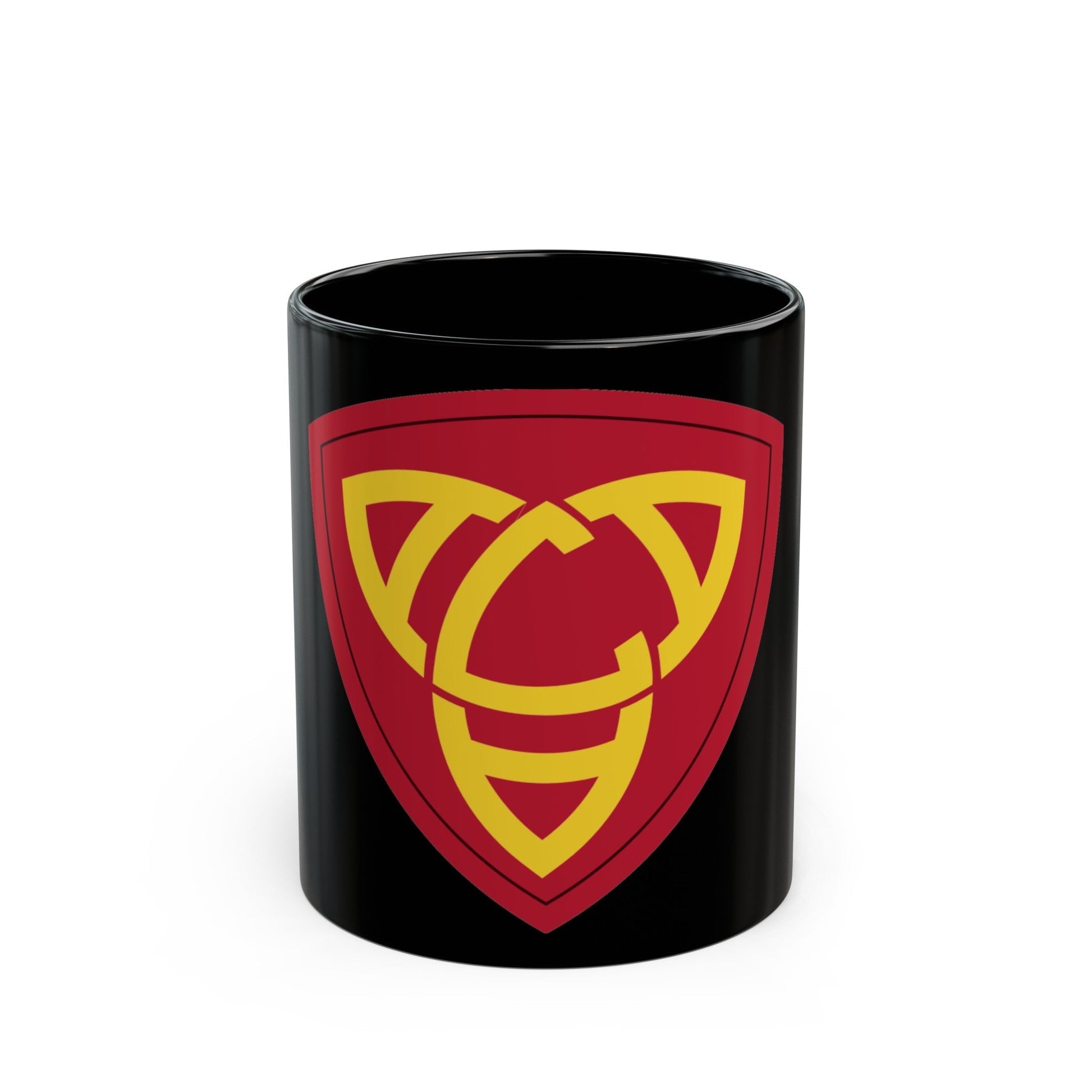 Antiaircraft Artillery Eastern Defense Command (U.S. Army) Black Coffee Mug-11oz-The Sticker Space