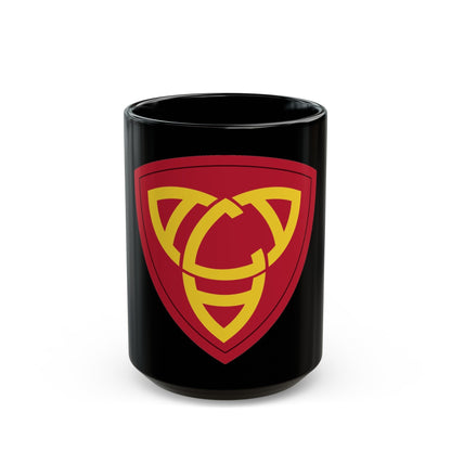 Antiaircraft Artillery Eastern Defense Command (U.S. Army) Black Coffee Mug-15oz-The Sticker Space