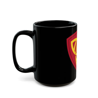 Antiaircraft Artillery Eastern Defense Command (U.S. Army) Black Coffee Mug-The Sticker Space