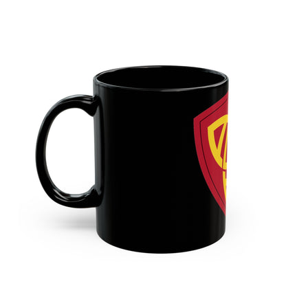 Antiaircraft Artillery Eastern Defense Command (U.S. Army) Black Coffee Mug-The Sticker Space