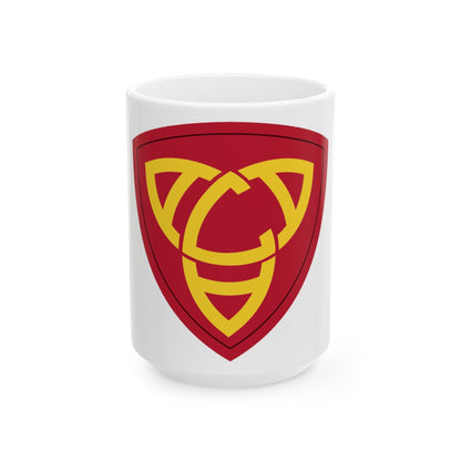 Antiaircraft Artillery Eastern Defense Command (U.S. Army) White Coffee Mug-15oz-The Sticker Space