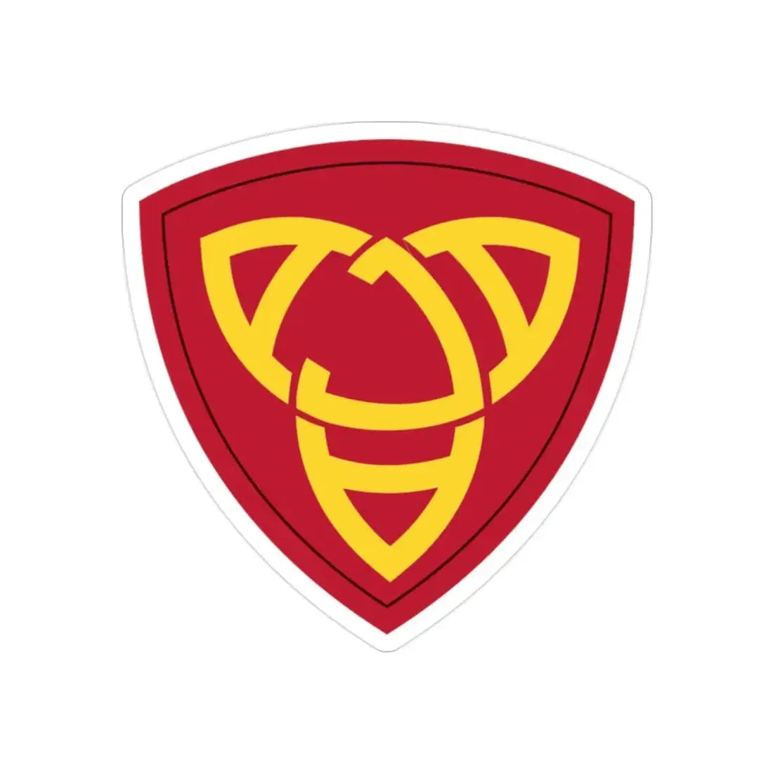 Antiaircraft Artillery Eastern Defense Command (U.S. Army) REVERSE PRINT Transparent Die-Cut STICKER 2 Inch Die-Cut Transparent - The Sticker Space