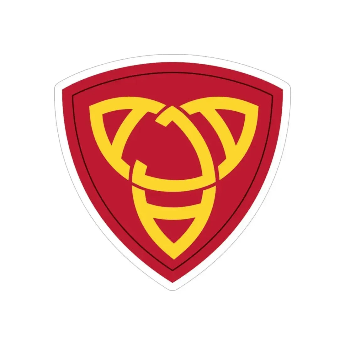 Antiaircraft Artillery Eastern Defense Command (U.S. Army) REVERSE PRINT Transparent Die-Cut STICKER 6 Inch Die-Cut Transparent - The Sticker Space